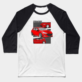 Mazda 3 bl 2gen Japanese Comics Baseball T-Shirt